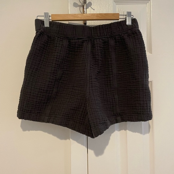 Madewell Easy Pull-On Gauze Waffle Shorts in Lightspun Size Medium - Picture 5 of 8